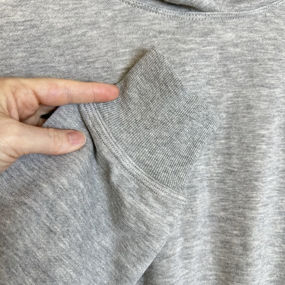 FREE PEOPLE Movement Such A Flirt Open Back Hoodie Romper Heather Gray Sz XS NEW - Picture 5 of 11